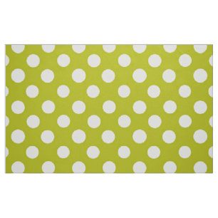 Polka Dotted Fabric/Olive Fabric