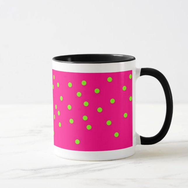 POLKA DOTTED INTIAL MUG (Right)