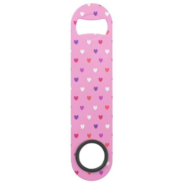 Polka hearts on pink (Front)