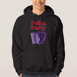 Polka Party Accordion Player Music Getting Weird A Hoodie