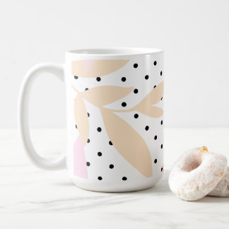 Polka Pattern, 15oz Coffee Mug