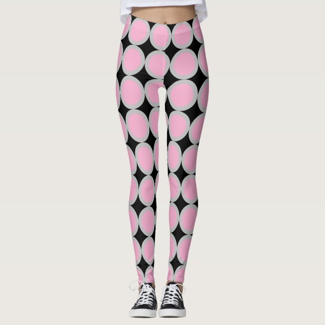 Polka Power Leggings (Front)