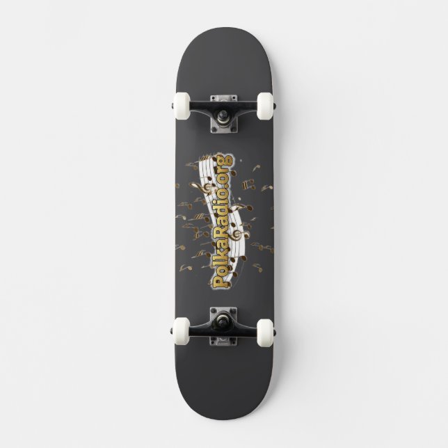 Polka Radio Skateboard (Front)