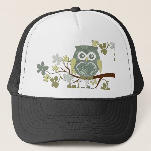 Polka Tree Owl Hat (Front)