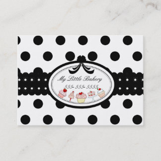 Polkadot Cupcakes Business Card