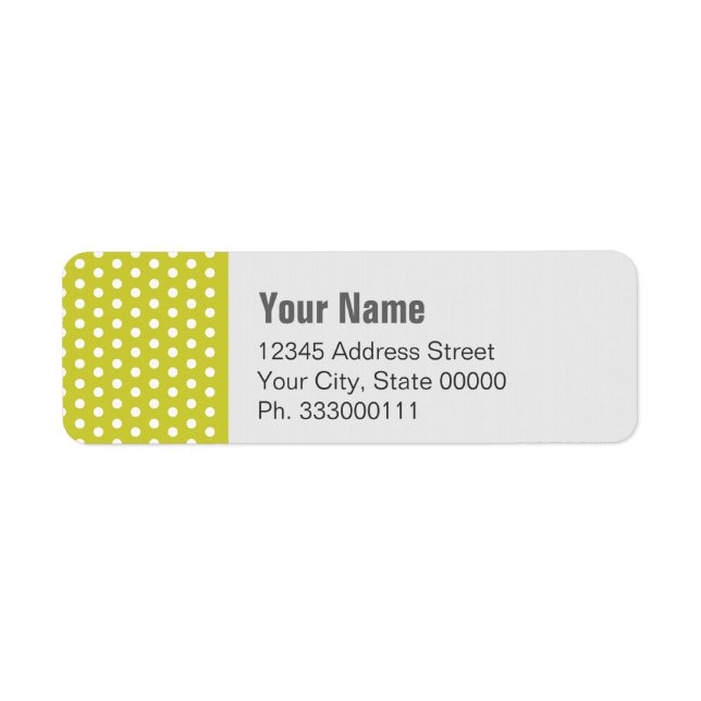 Polkadot Light Green (Front)