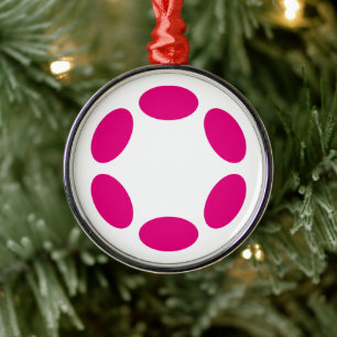 Polkadot Metal Tree Decoration