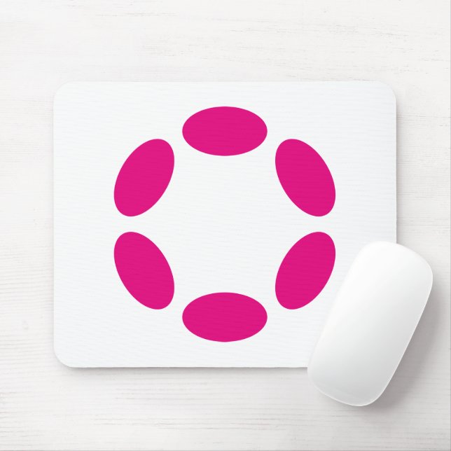 Polkadot Mouse Pad (With Mouse)