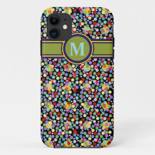 polkadot to add  initial letter iPhone 11 case