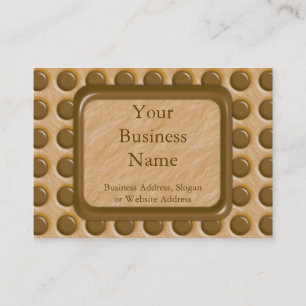Polkadots - Chocolate Peanut Butter Business Card