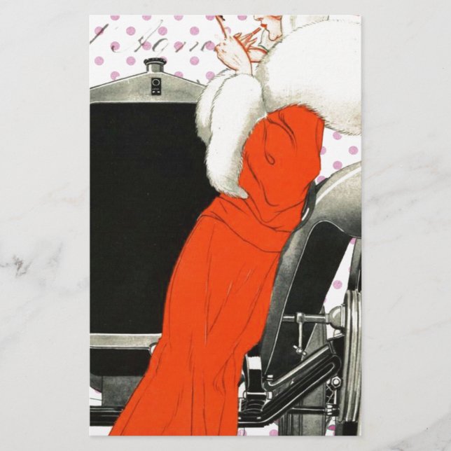 polkadots flapper stationery (Front)