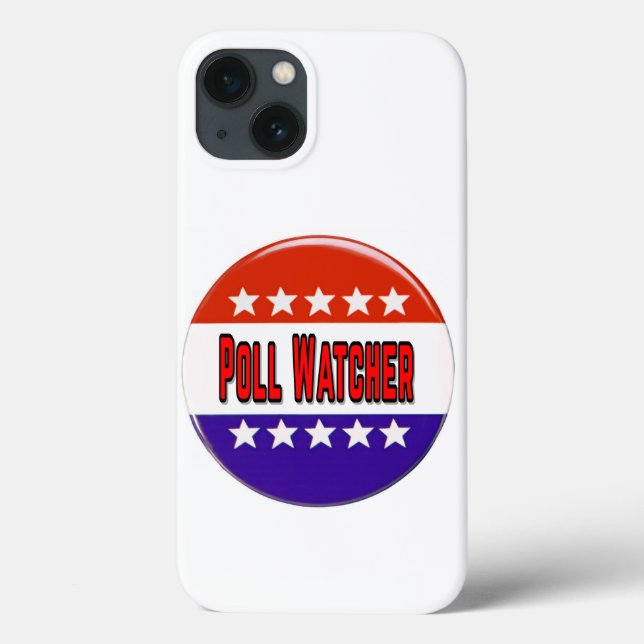 Poll Watcher Case-Mate iPhone Case (Back)