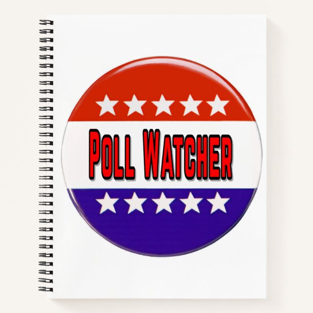 Poll Watcher Notebook (Front)