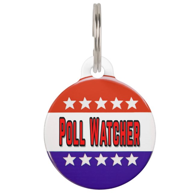 Poll Watcher Pet Tag (Front)