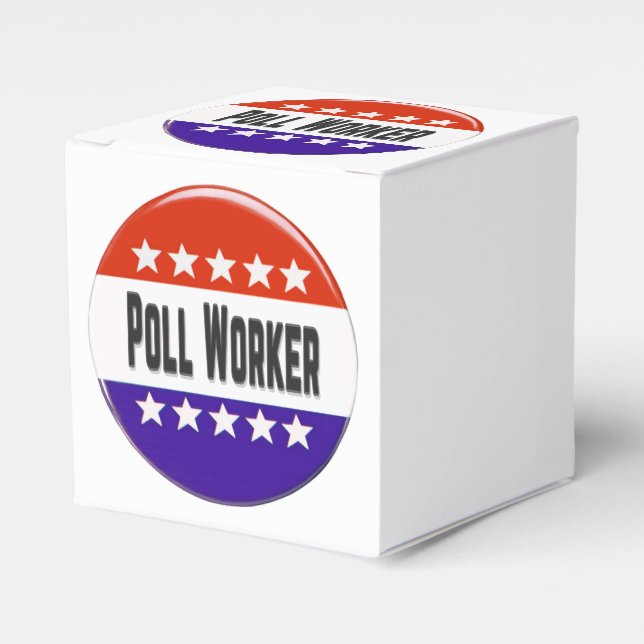 Poll Worker Favour Box (Front Side)