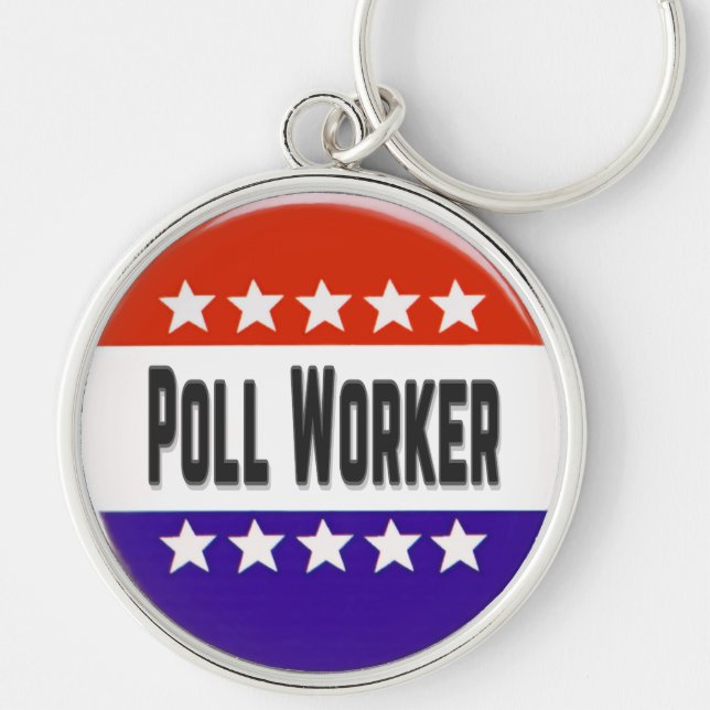 Poll Worker Key Ring (Front)