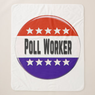 Poll Worker Sherpa Blanket
