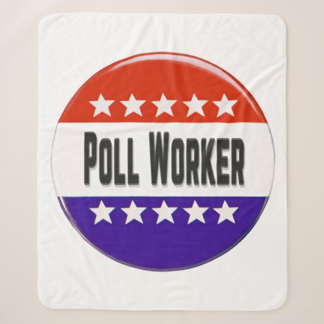 Poll Worker Sherpa Blanket (Front)