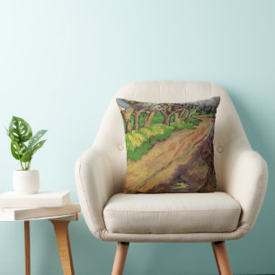 Pollard Willows by Vincent van Gogh Cushion