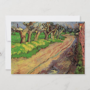 Pollard Willows by Vincent van Gogh Invitation