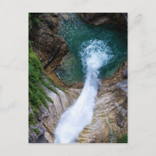 Pollat River Waterfall - Neuschwanstein Castle Postcard