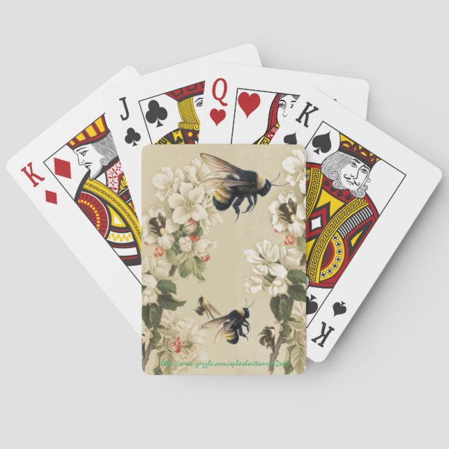 "Pollen Gathering" Playing Cards (Back)