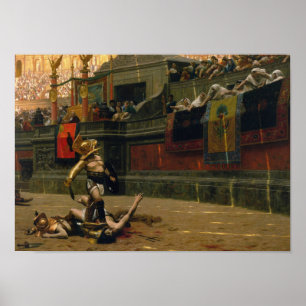 Pollice Verso -- With A Turned Thumb Poster