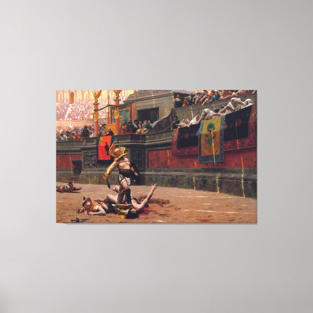 Pollice Verso wrapped canvas 53.5" x 35.5" (Front)