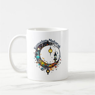 Pollock-style Ramadan Moon Coffee Mug