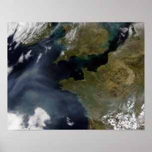 Pollution off France Poster