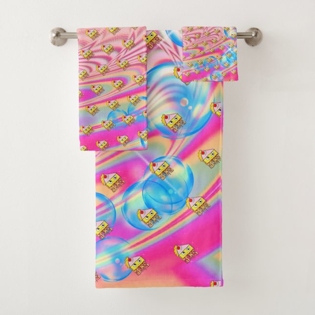 Polly Cake - Tortina - Bath Towel Set (Insitu)