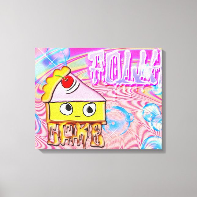 Polly Cake - Tortina - Canvas Print (Front)