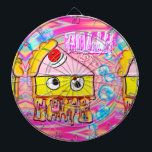 polly cake tortina dartboard<br><div class="desc">This digital art drawing was made in March 2020 by pollycake47 . Polly is Paola's nickname and this design represents a small animated cake. In Italian "tortina". The work was carried out during domestic prison due to Covid19.</div>