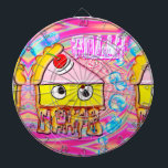polly cake tortina dartboard<br><div class="desc">This digital art drawing was made in March 2020 by pollycake47 . Polly is Paola's nickname and this design represents a small animated cake. In Italian "tortina". The work was carried out during domestic prison due to Covid19.</div>