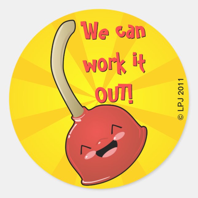 Polly Plunger Stickers (Front)