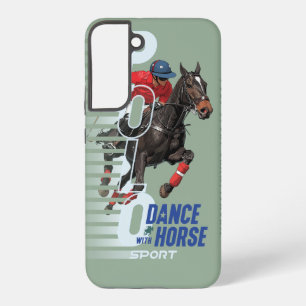 Polo Championship Equestrian Rider Dance w/ Horse Samsung Galaxy Case