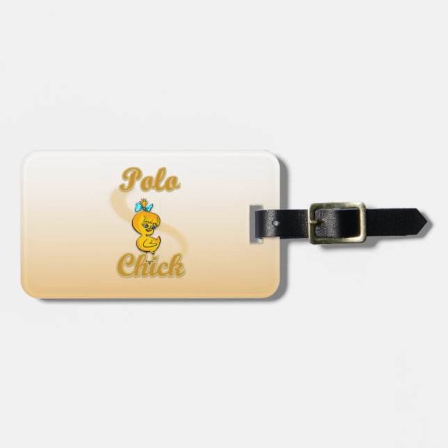 Polo Chick Luggage Tag (Front Horizontal)