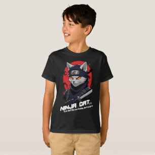 Polo de Gato Guerrero Ninja