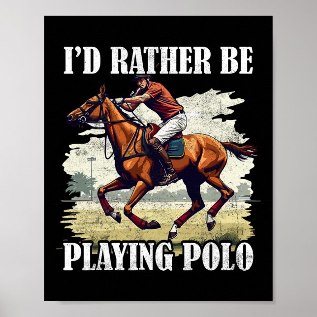 Polo  equine poster (Front)