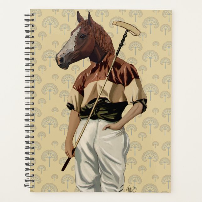 Polo Horse Portrait Planner (Front)
