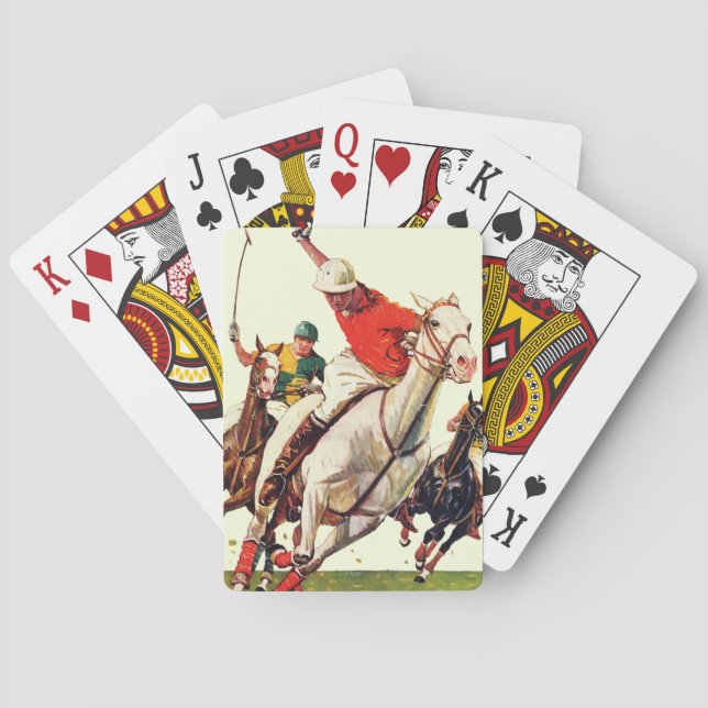 Polo Match Playing Cards (Back)