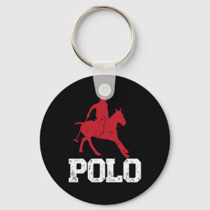 Polo Players Horseback Riding Horse Equestrian Spo Key Ring