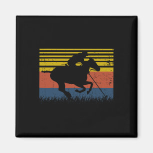Polo Players Horseback Riding Horse Equestrian Spo Magnet