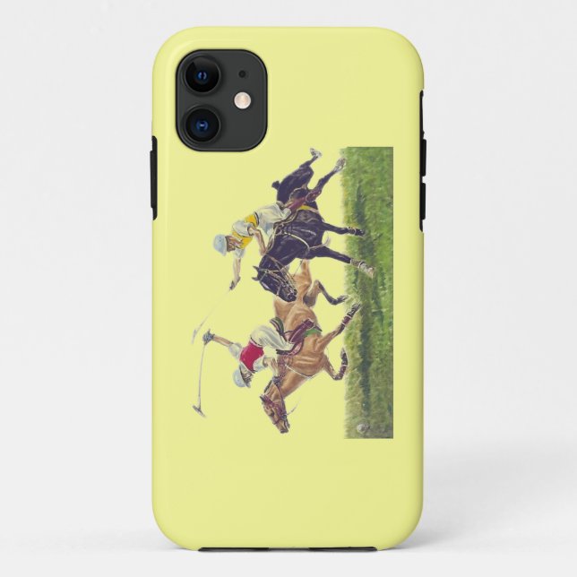 Polo Ponies Case-Mate iPhone Case (Back)