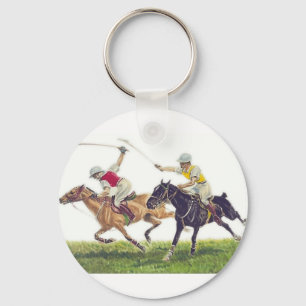 Polo Ponies Key Ring