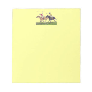 Polo Ponies Notepad