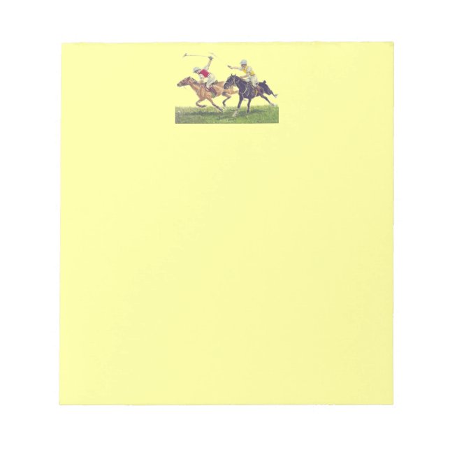 Polo Ponies Notepad (Front)