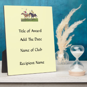 Polo Ponies Plaque