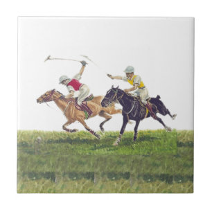 Polo Ponies Tile