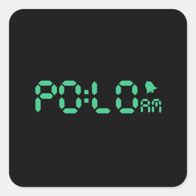 Polo Square Sticker (Front)